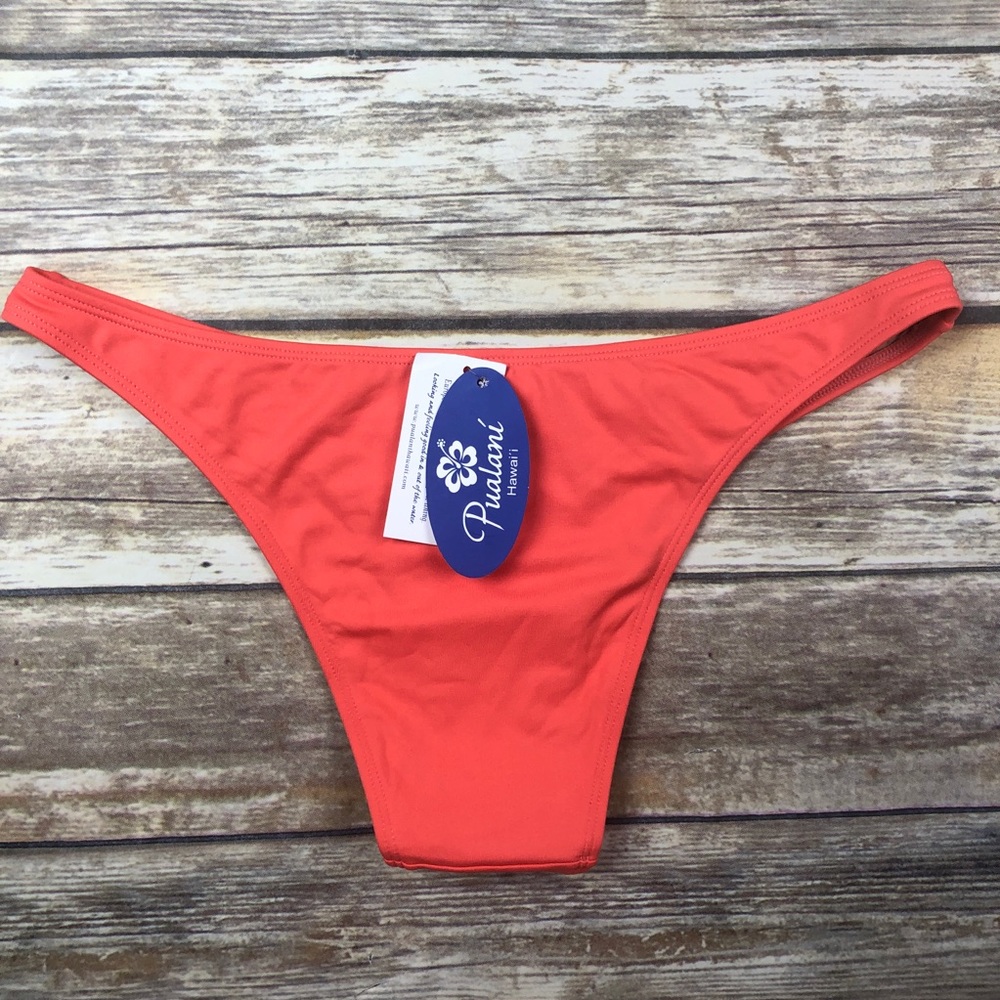 Pualani XL Tahiti Coral Rio Bathing Suit Bottoms